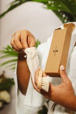 CSA %100 Doğal Keçi Kılı Yumuş Yüz Saç Bakım Fırçası